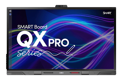 Vedere frontală a unui afișaj interactiv SMART Board QX Pro